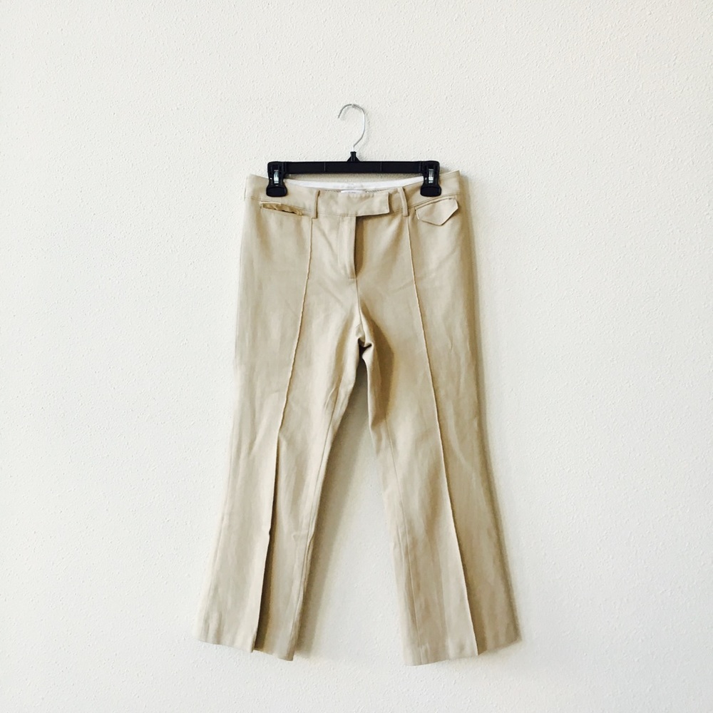 Olivia Palermo Chelsea 28 Cropped Flare Trousers - Picture 3 of 5
